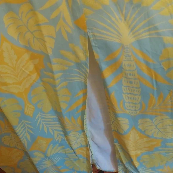 FAB NEVER FULLY DRESSED - ANGIE DRESS in BLUE PALM PRINT - US16 - NEW WITH TAGS! - Picture 11 of 13